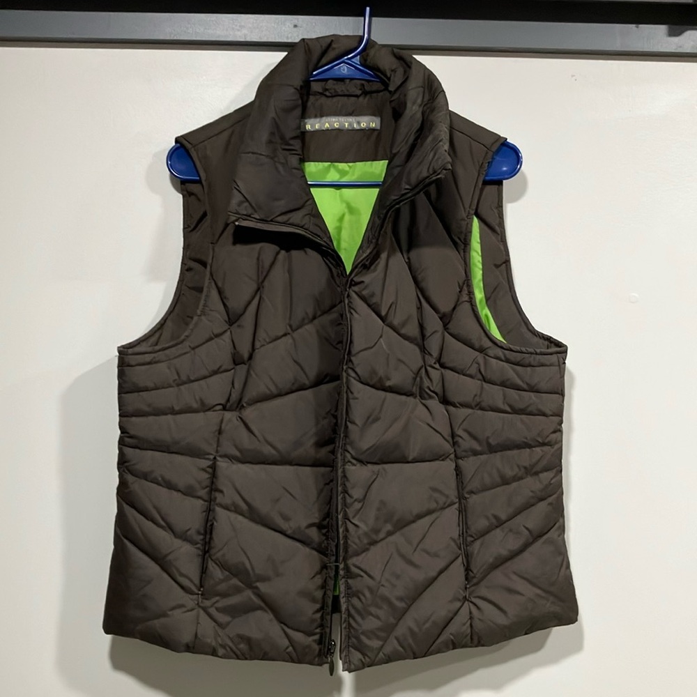 Down and feather filled vest